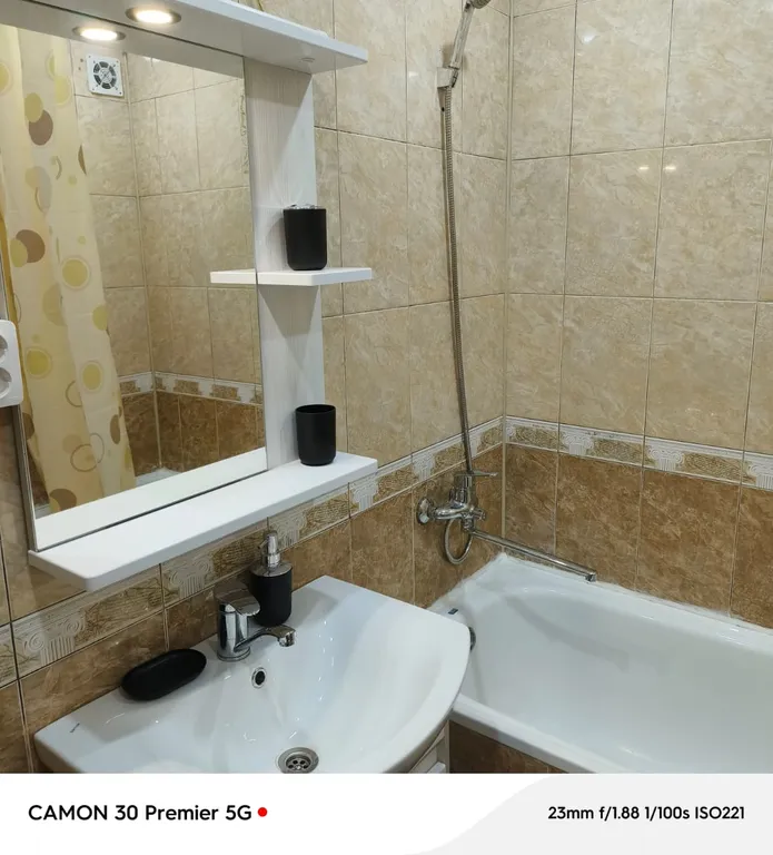 Квартира Однокомнатная светлая квартира в пешей доступности от моря — Махачкала