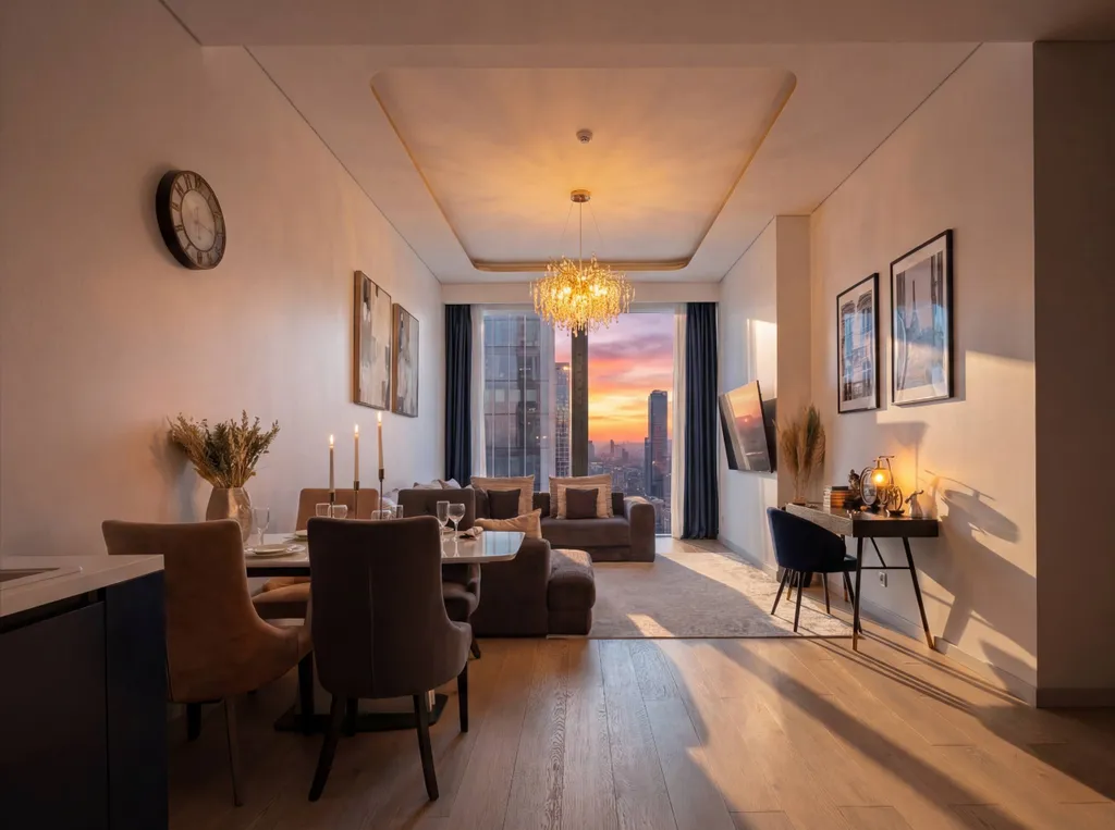 Neva Libra 38 этаж 70 м2 панорамный вид на небоскребы и город