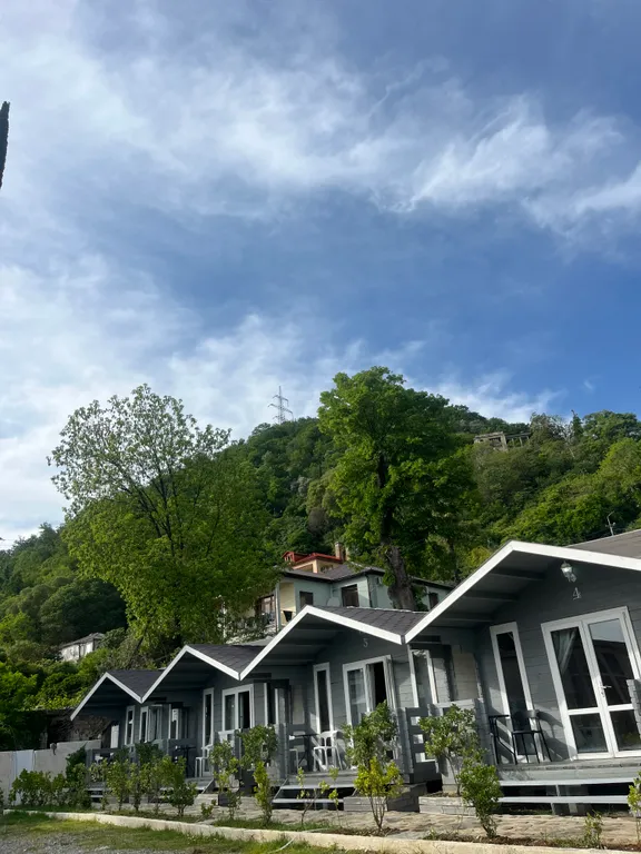 Уютные домики у моря