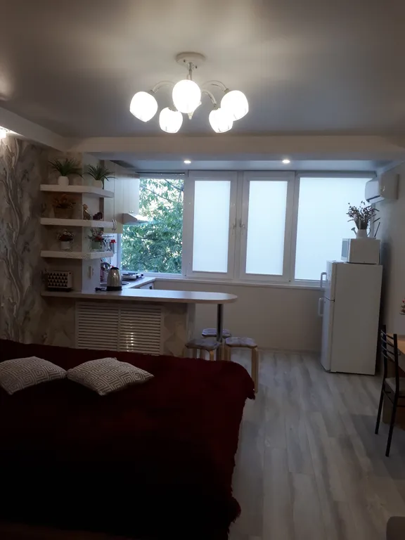 Уютная квартира-студия в курортной зоне с видом на горы и лес — аренда посуточно в Железноводск