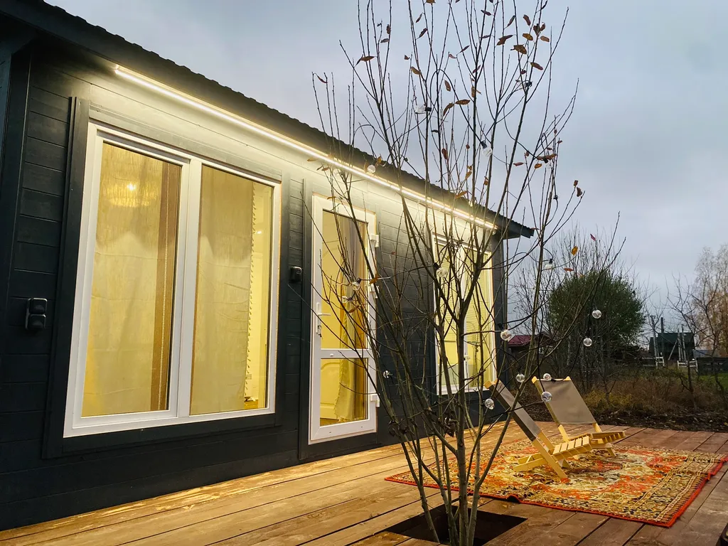 Амбаркаса iva - дом с ванной у окна