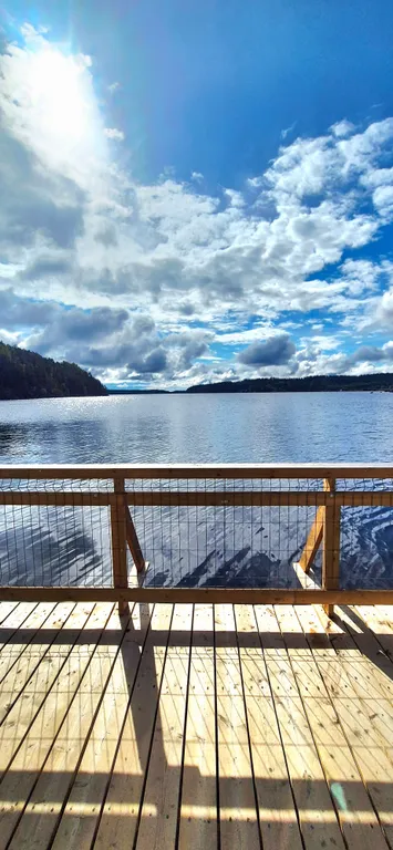 Раухала Деревянный Коттедж на воде