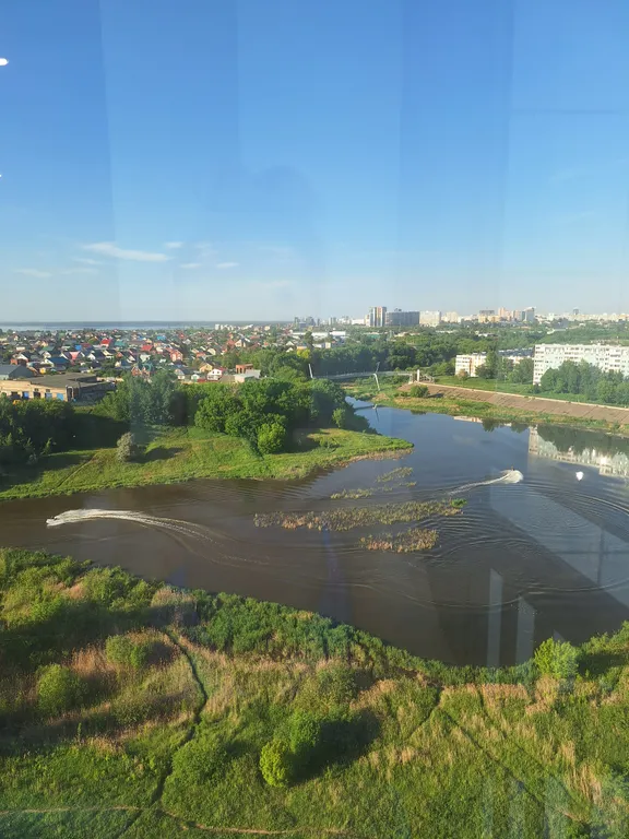 Евродвушка с красивым видом на Каму