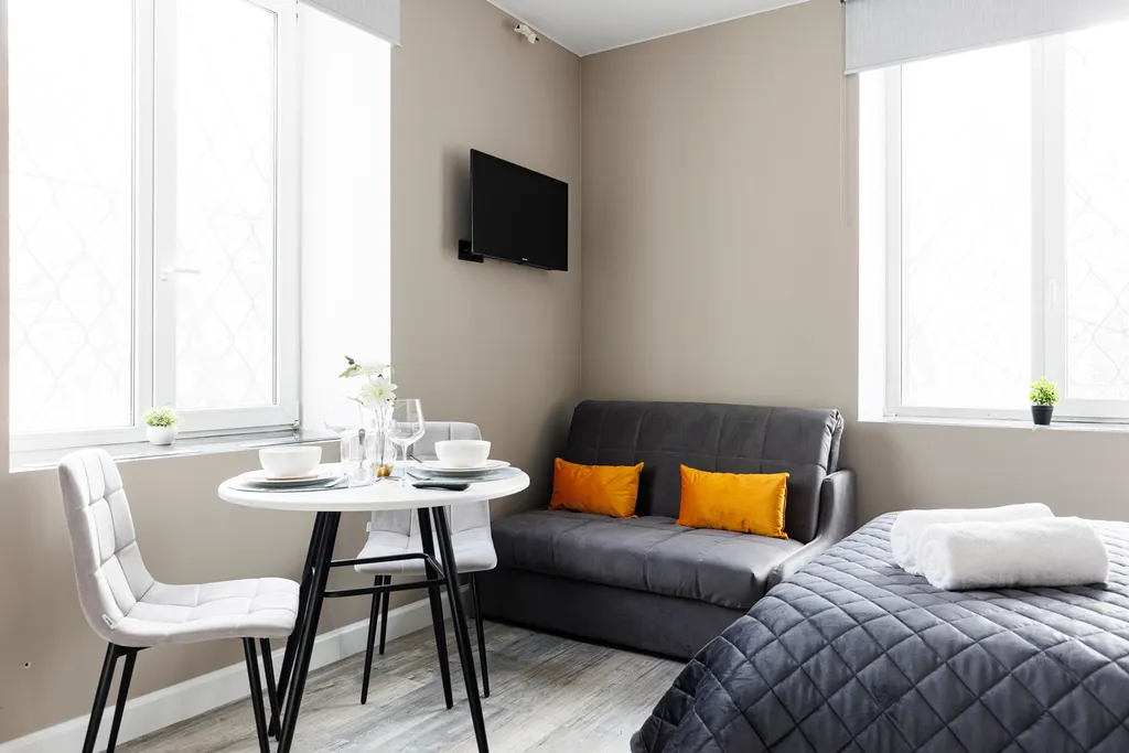 Квартира Квартира Дизайнерская студия на западе Москвы — Москва