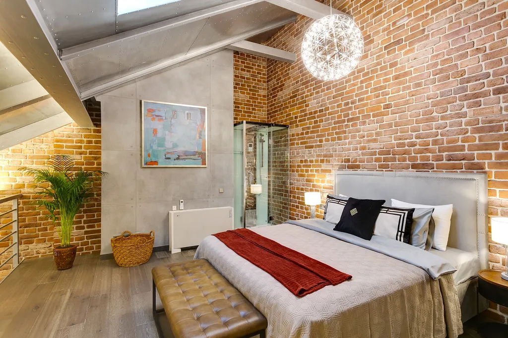 Квартира Квартира Уютный двухуровневый лофт Smart Host на острове Балчуг — Москва