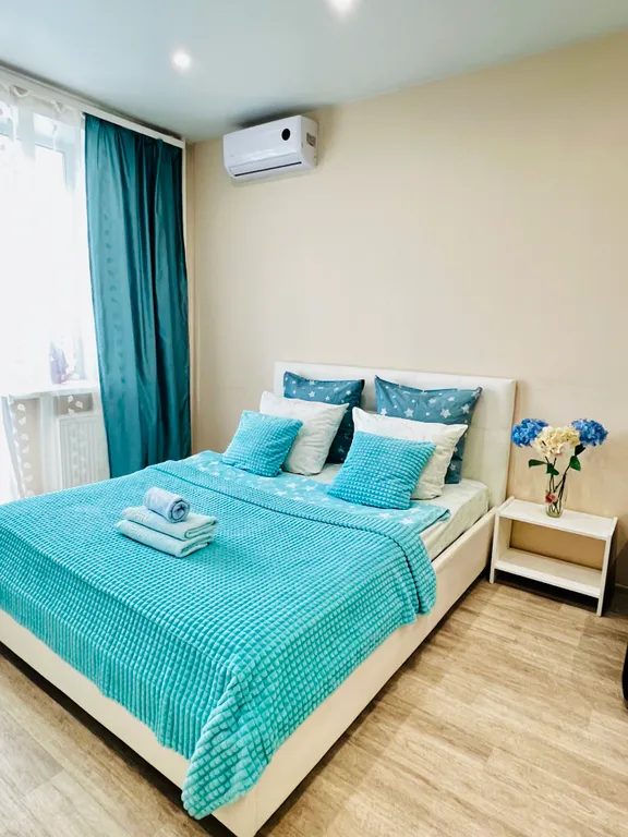 Уютная евро-двушка с красивым видом из окон с кондиционером