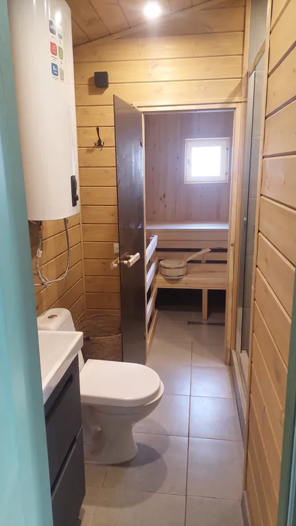 Домик на горе с сауной