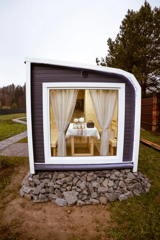 A-frame Терракот домик из дерева