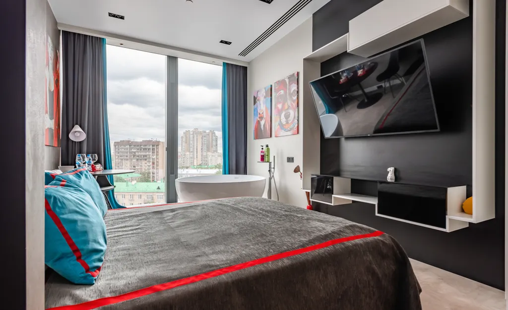 Квартира Квартира с ванной у окна в Башне Нева Тауэрс — Москва