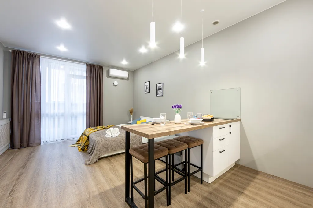 Апартамент у набережной и аквапарка