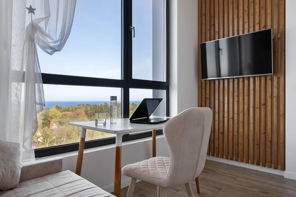 Студия с видом на море на 10 этаже в комплексе Кристалл Балтик-СПА