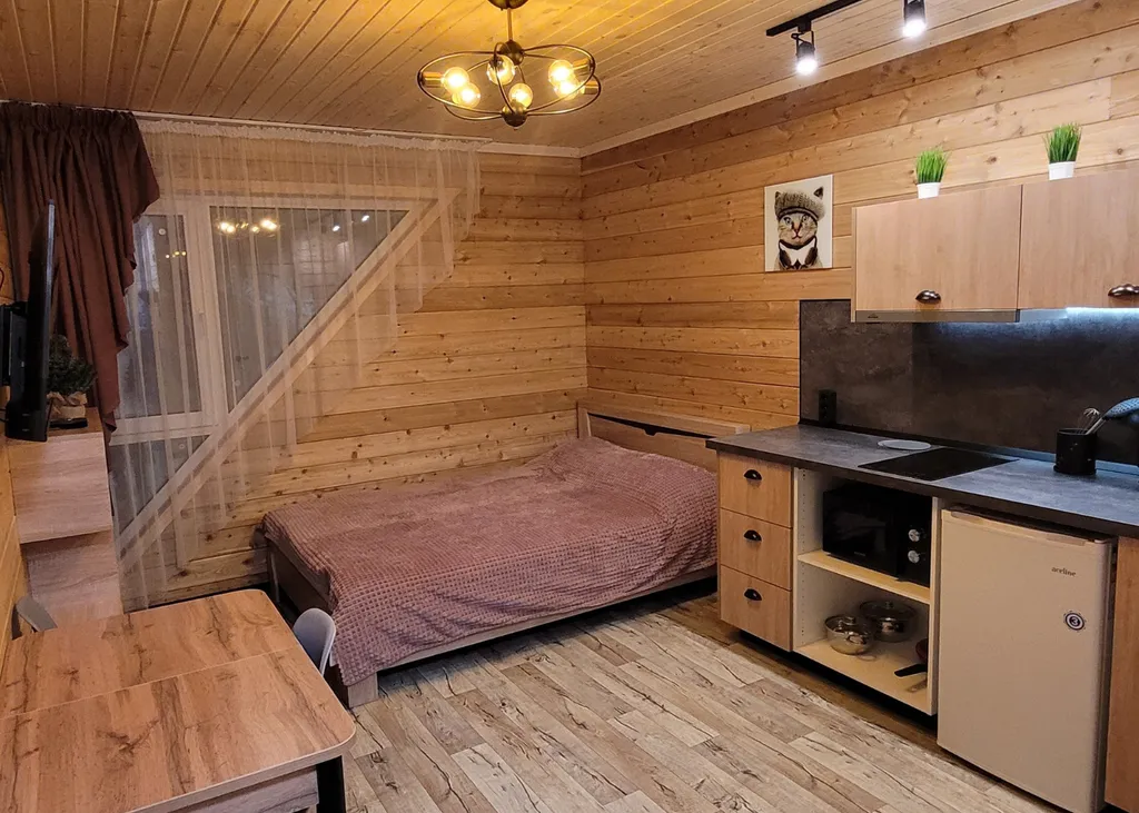 Коттедж Студия для двоих, часть дома с отдельным входом — Шерегеш