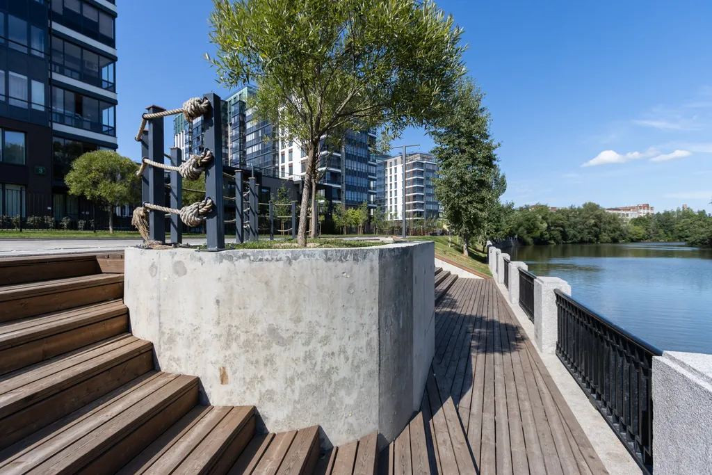 Квартира Апартаменты на берегу реки Охта — Санкт-Петербург