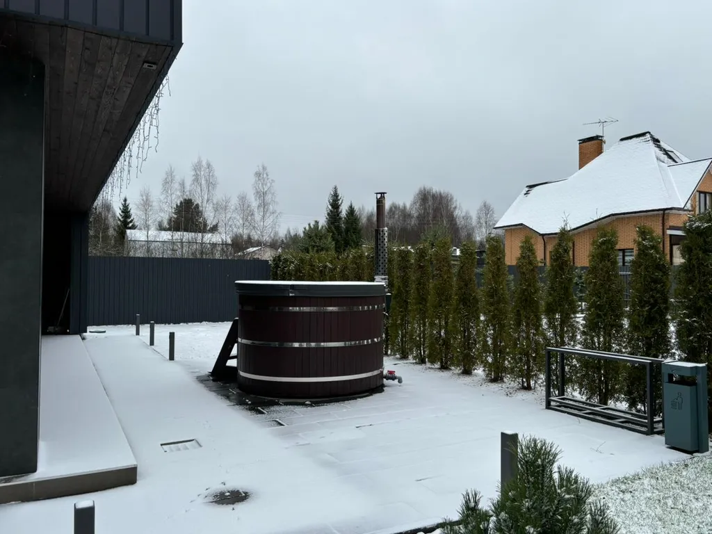 Стильный дом с чаном и сауной