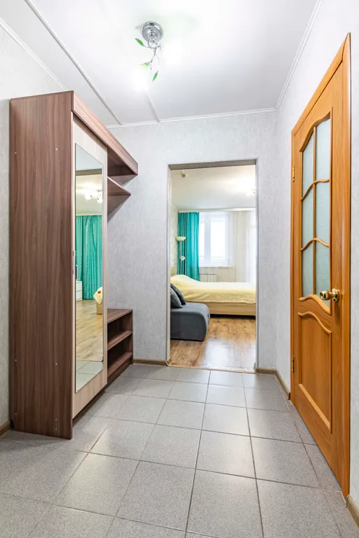 Квартира-студия с балконом для командированных и отдыха