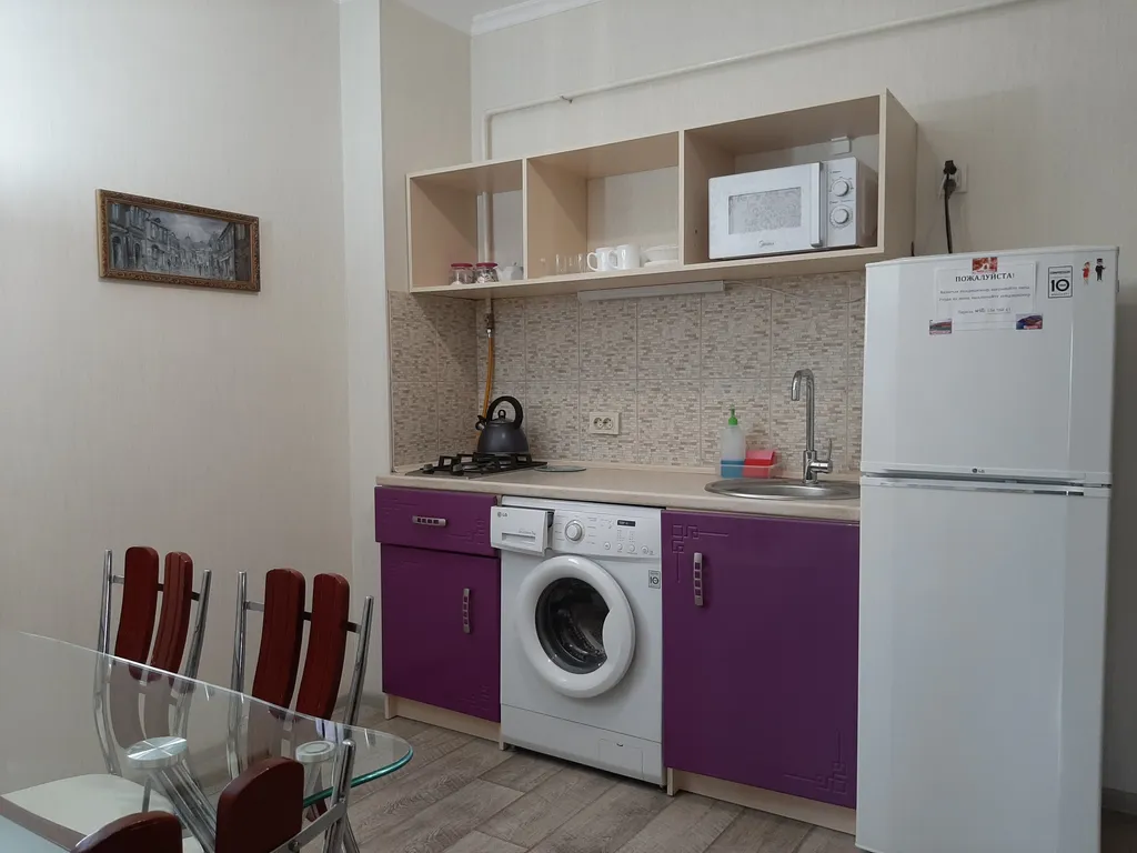 Студия в курортной части города с двориком