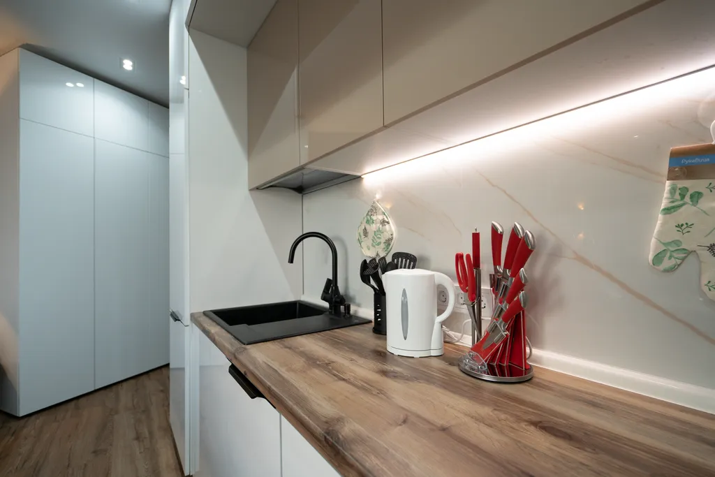 Дизайнерские апартаменты LS-LUX-ORANGE в ЖК Крымская Резиденция