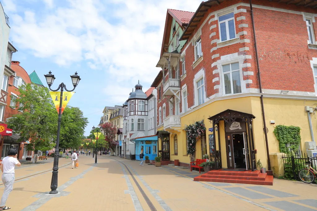 Apart39 с двумя спальнями в Зеленоградске