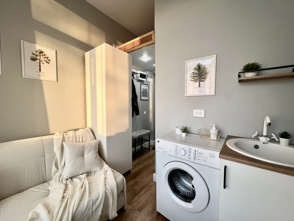 Светлые апартаменты для двоих рядом с Шереметьево