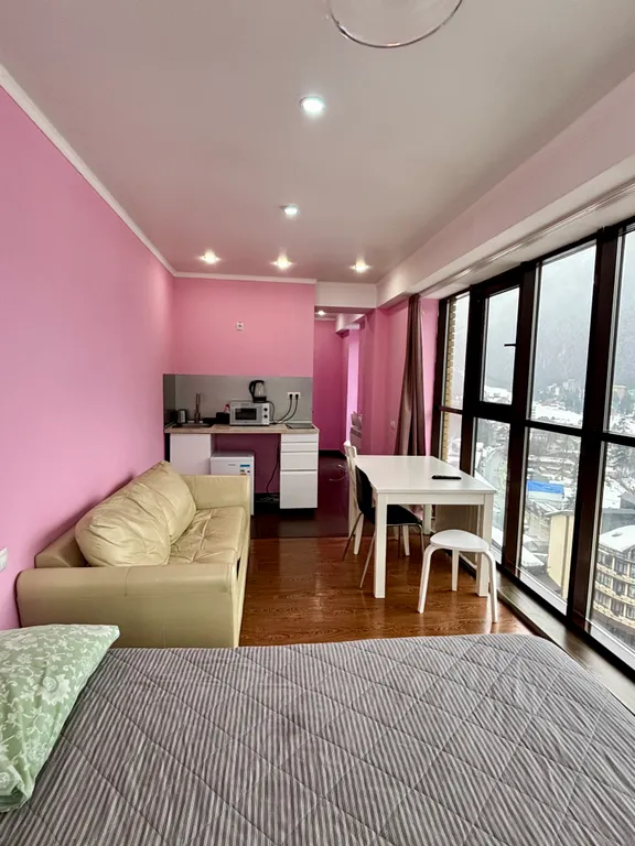 Студия с панорамным видом на горы