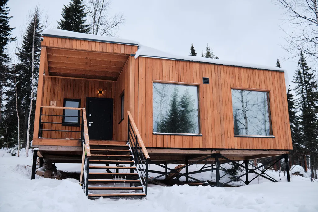 Двухкомнатный дом с сауной