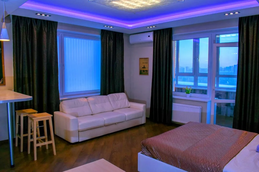 Студия Sky класса с шикарным видом на город