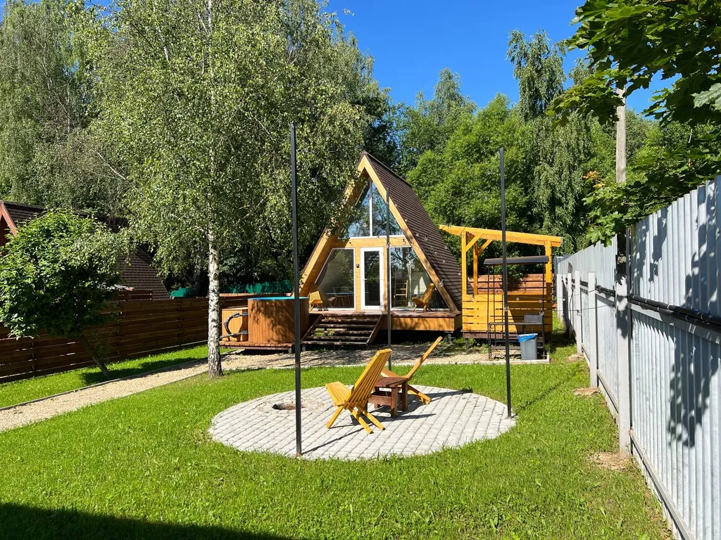 Дом №4 A-frame с купелью-фурако