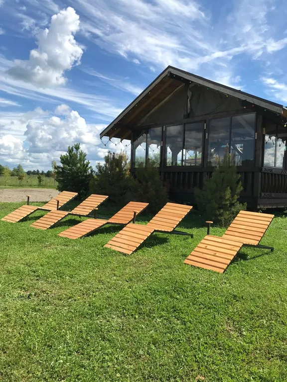 Коттедж с баней и чаном у озера