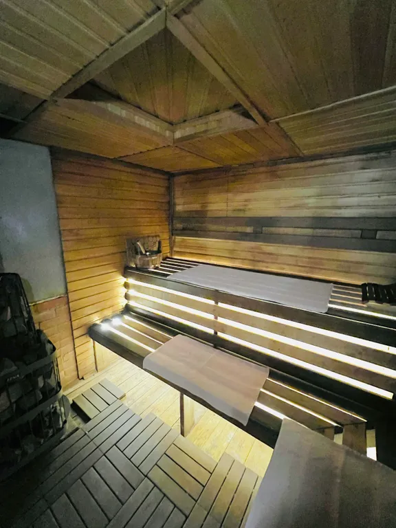 Домик в деревне c баней на дровах