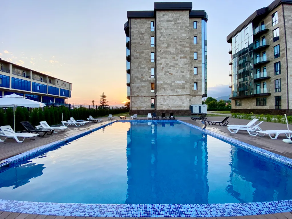 Квартира Квартира Комфорт студия с видом на море и реку — Лазаревское