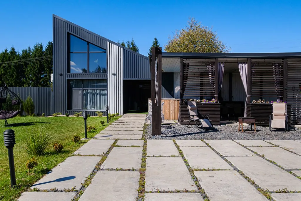 Yeti home дом с горячим бассейном на улице