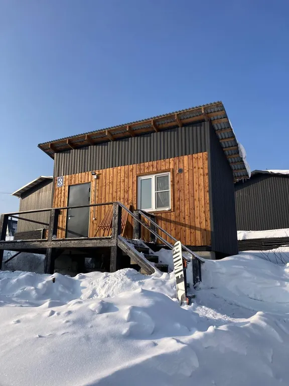 Дом-студия до 3 гостей с террасой и видом на горы