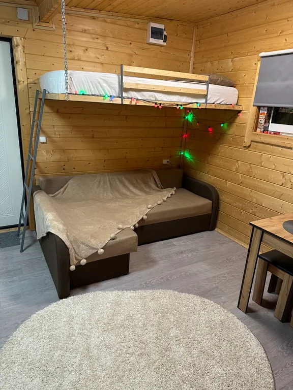 Уютный домик с террасой и сауной