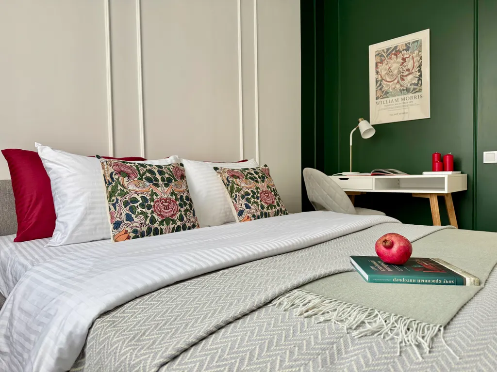 Квартира Современные 1-комнатные апартаменты, 2 кровати — Москва