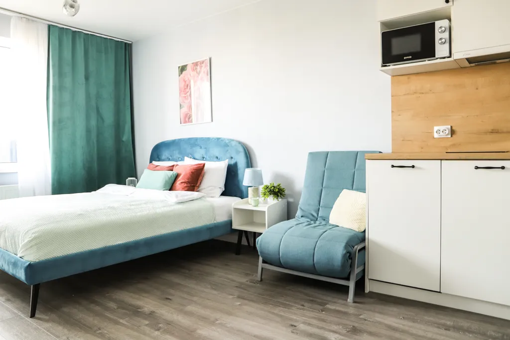 Студия в 390 метрах от метро