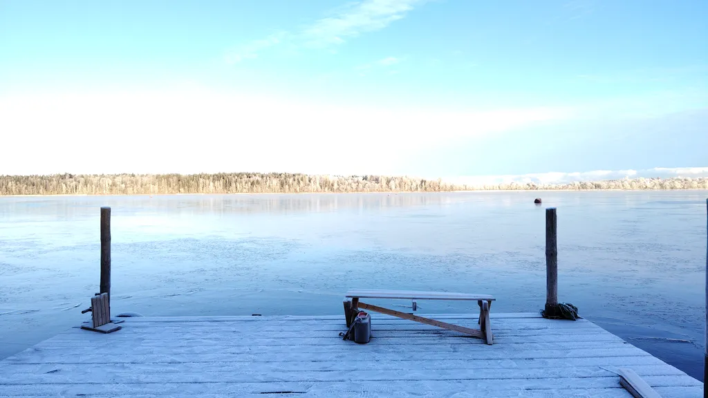 Коттедж Светлый панорамный коттедж с видом на озеро — Санкт-Петербург