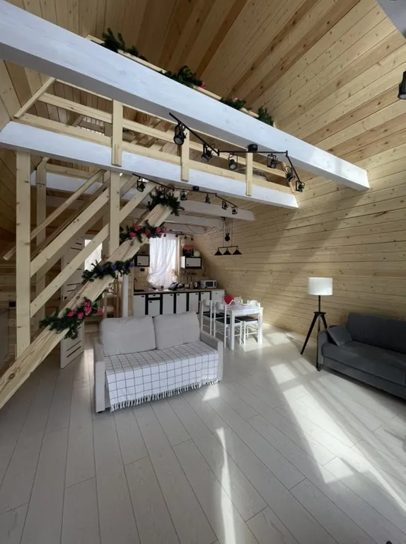 Уютный А-Фрейм домик