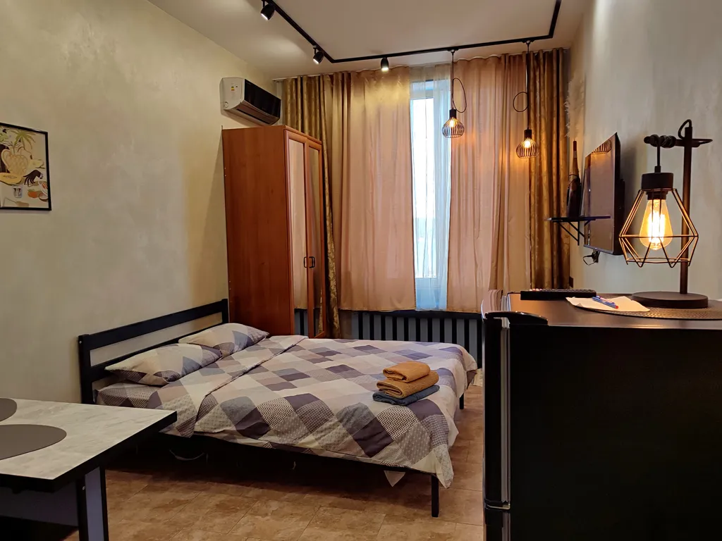 Уютная студия лофт, с очень красивым видом на горы