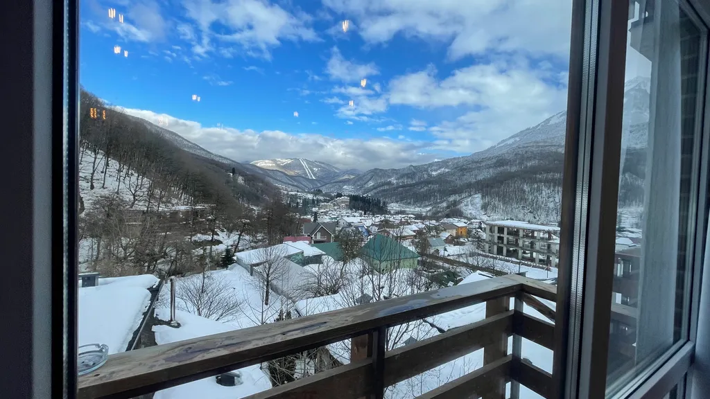 Red freezer apartament