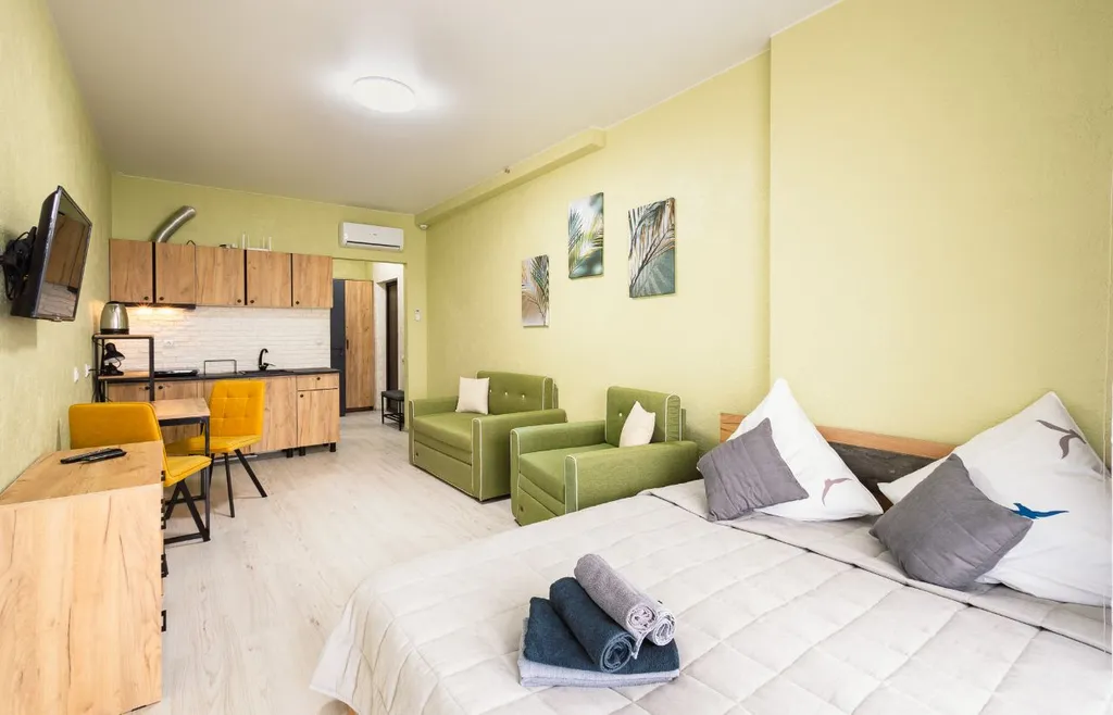 Квартира Апартаменты с видом на море — аренда посуточно в Алушта