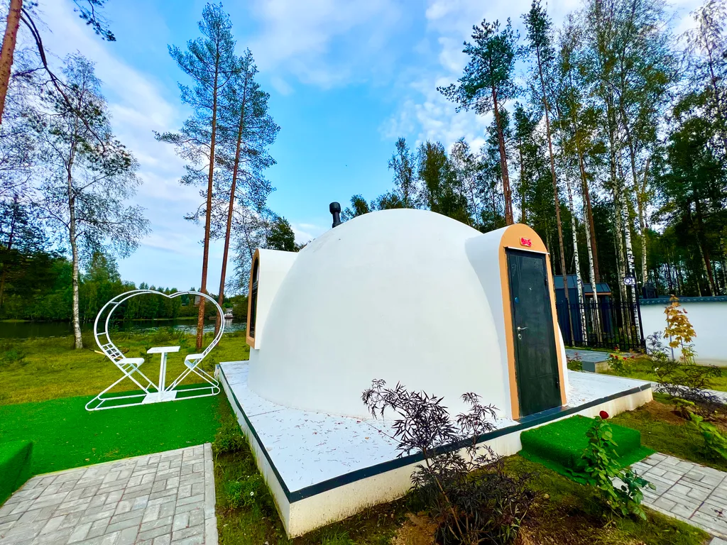 База отдыха Хэйлун Дом №6 Санья вид на озера