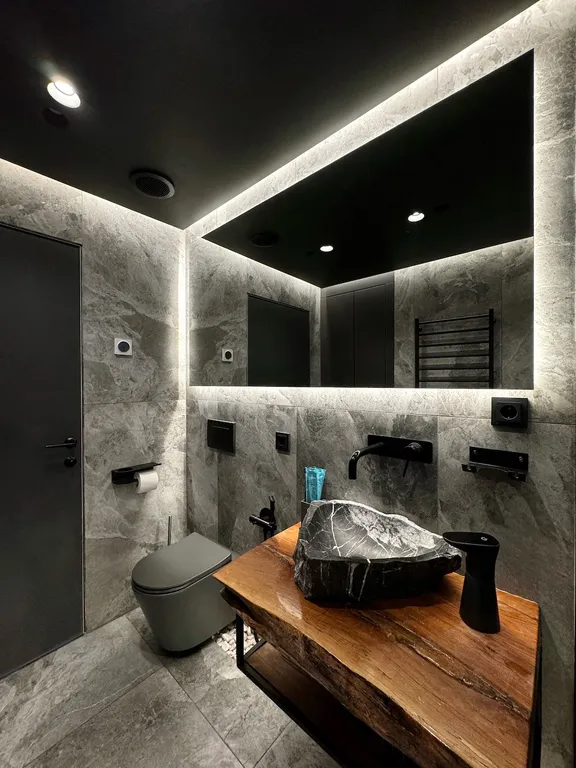 Дом SILVER с чаном на террасе