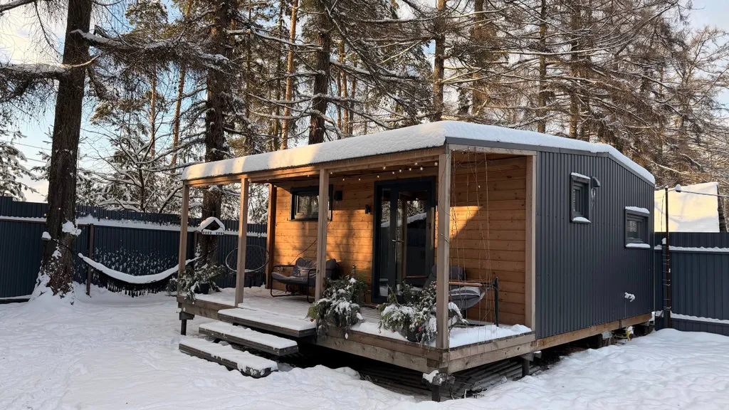 Уютный домик с баней