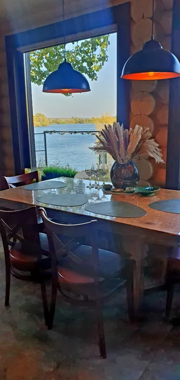 Дом Берег мечты 36 с баней на берегу реки