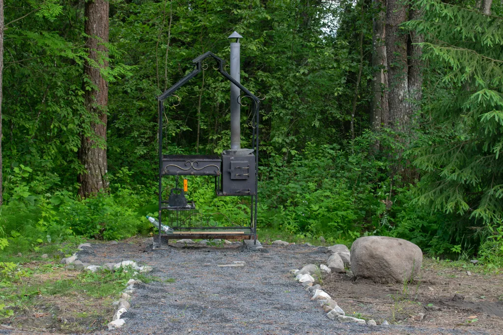 Новый гостевой дом и баня у Горного парка