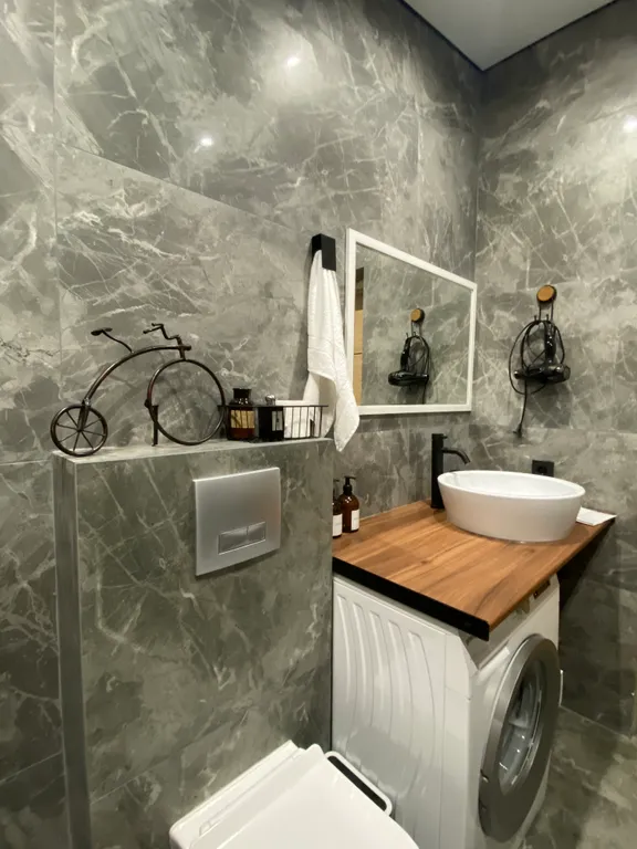 Дом с дизайнерским ремонтом в стиле лофт