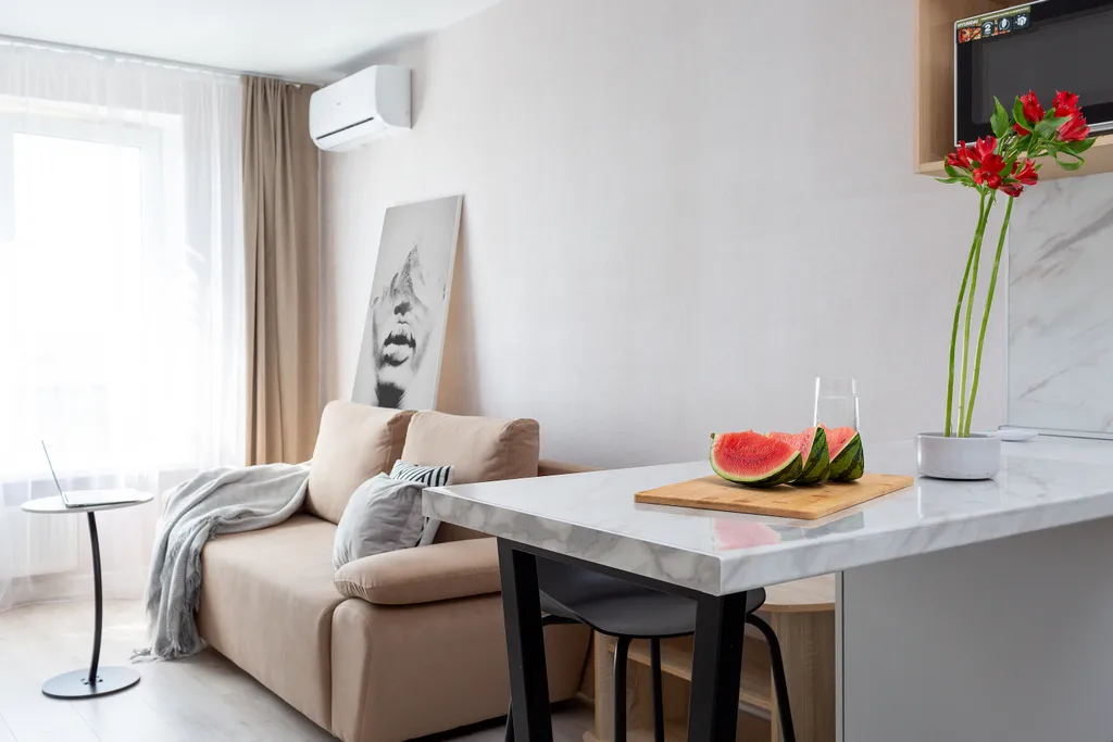 Уютная студия с современным ремонтом