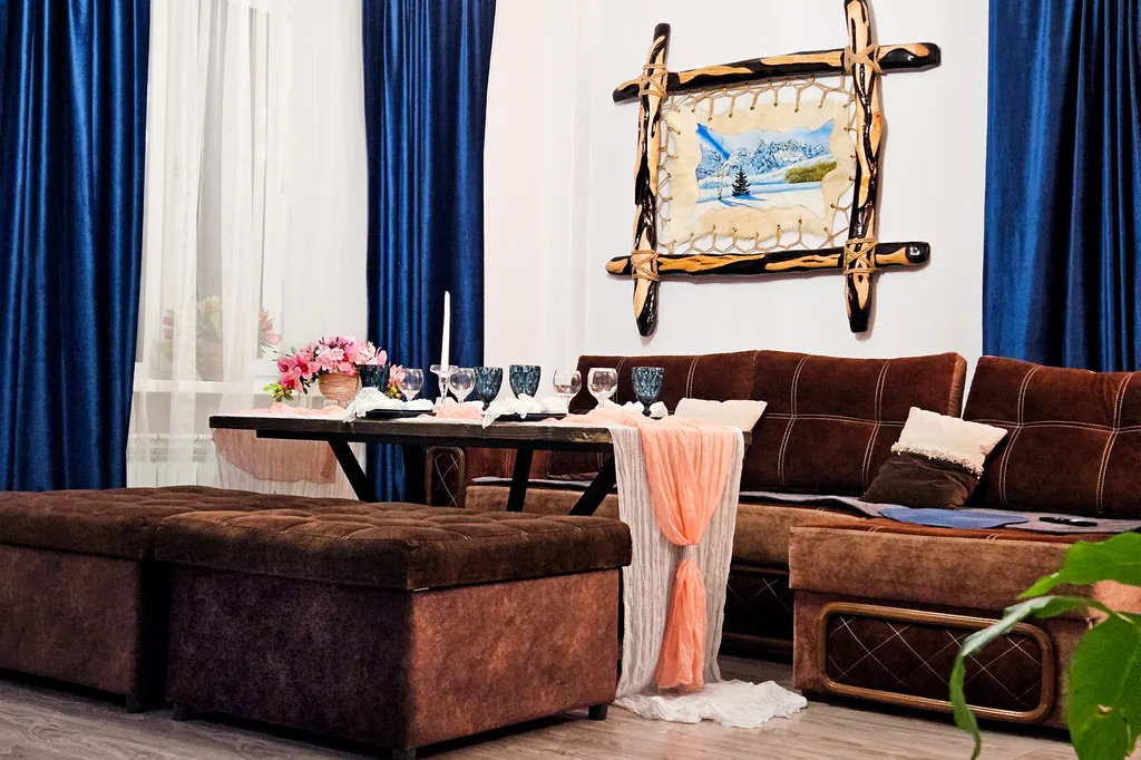 Апартаменты SkiDombay у ручья с видом на горы