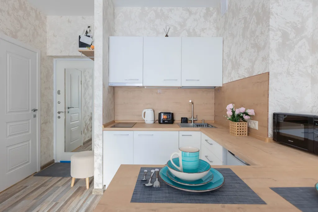 Студия с дизайнерским ремонтом в ЖК Прокшино Нежность