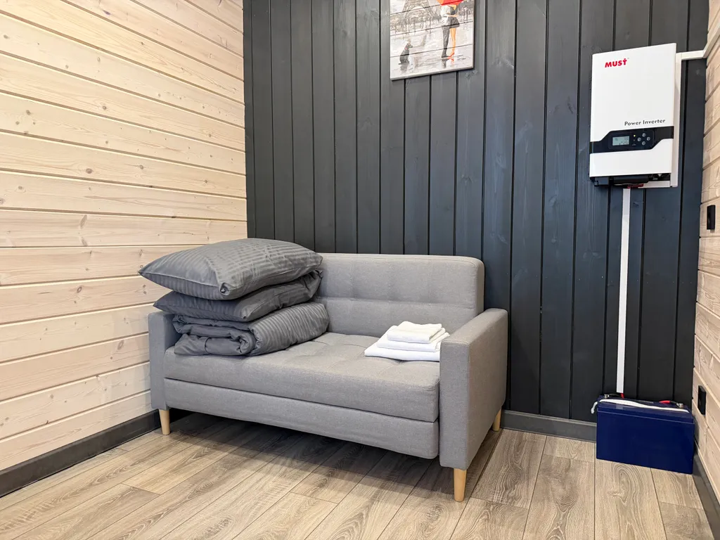 Тихий дом с камином и сауной